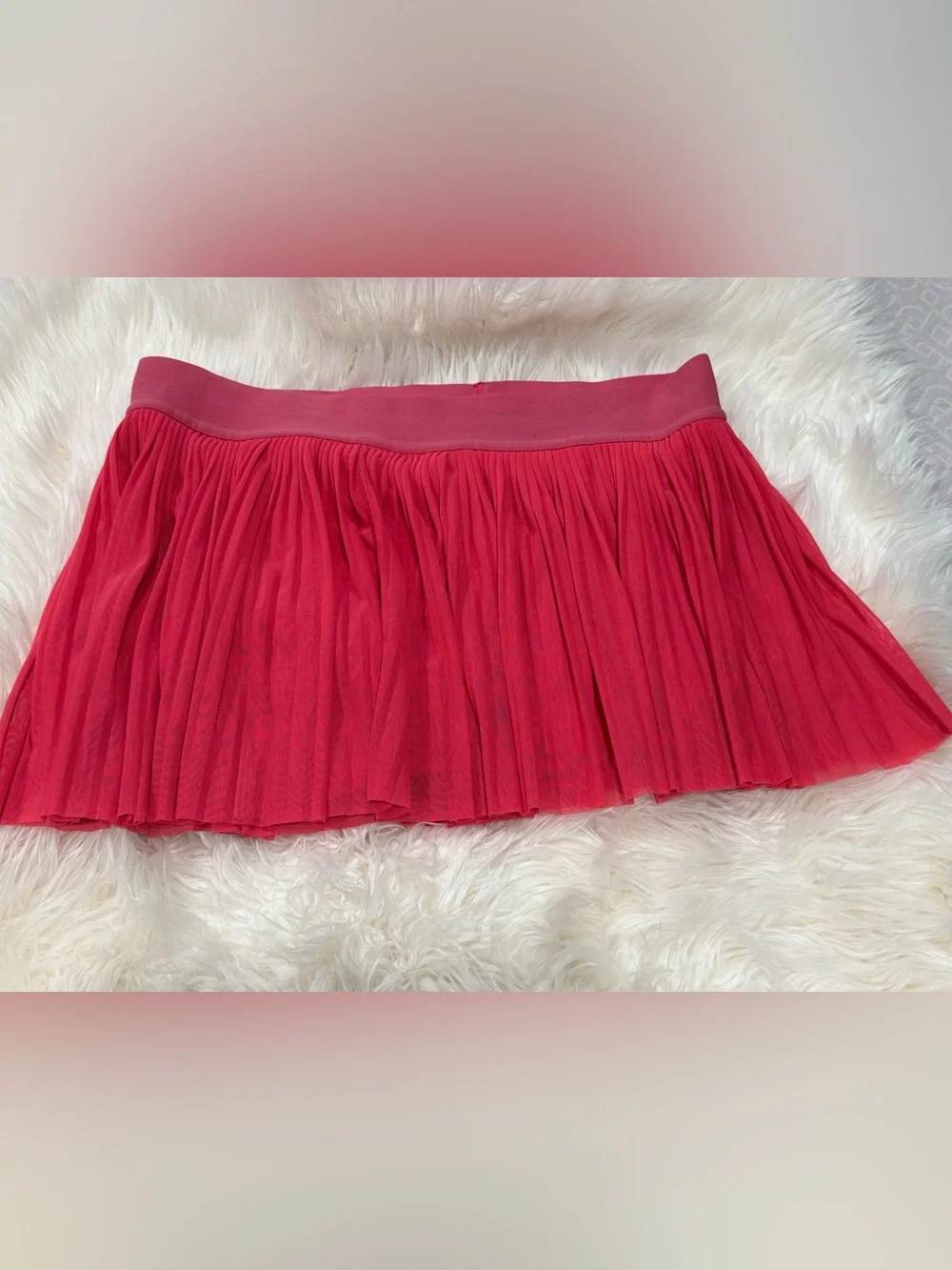 Lululemon Mesh Pleats Mid-Rise Mini Tennis Skirt